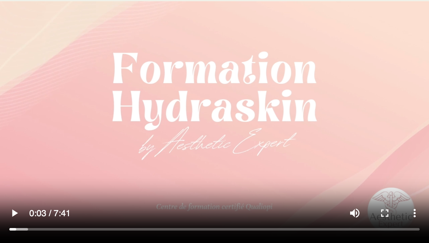 Hydraskin training online - FR